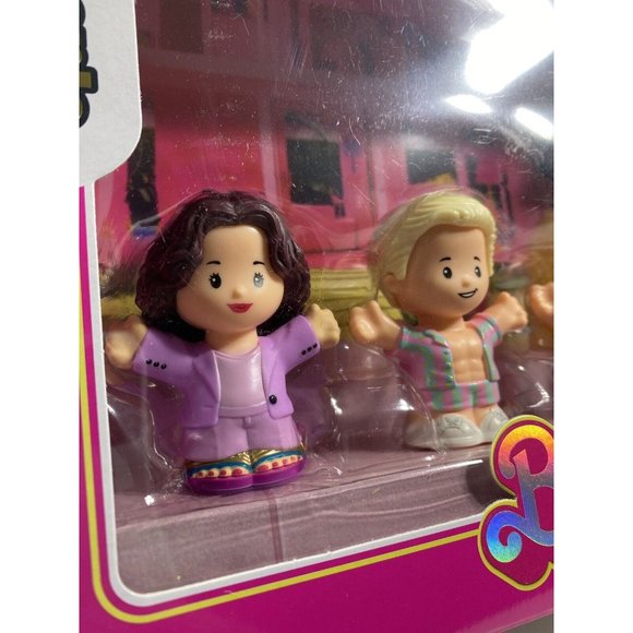 Fisher Price Little People Collector Barbie The Movie Collection 2023 4 Figures - Picture 5 of 14